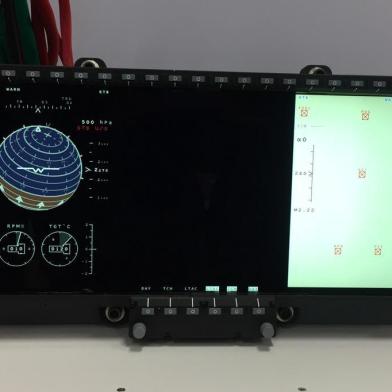 WAD display dos caças Gripen, da Saab, para a FAB