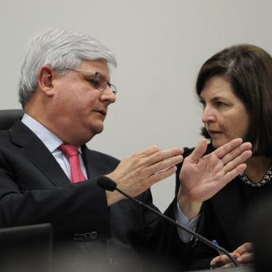 Rodrigo Janot e Raquel Dodge