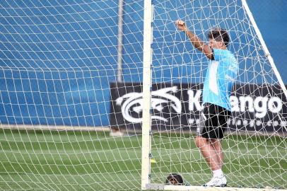  

PORTO ALEGRE, RS, BRASIL, 18-09-2017. Grêmio treina no CT Luiz Carvalho (JEFFERSON BOTEGA/AGÊNCIA RBS)