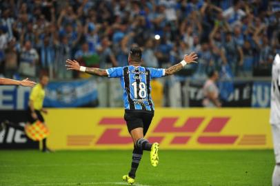  

PORTO ALEGRE, RS, BRASIL, 20-09-2017. Grêmio joga contra o Botafogo na Arena pelas  quartas da Libertadores da América. (ANDRÉ ÁVILA/AGÊNCIA RBS)