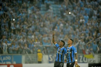  

PORTO ALEGRE, RS, BRASIL, 20-09-2017. Grêmio joga contra o Botafogo na Arena pelas  quartas da Libertadores da América. (ANDRÉ ÁVILA/AGÊNCIA RBS)