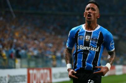  

PORTO ALEGRE, RS, BRASIL, 20-09-2017. Grêmio joga contra o Botafogo na Arena pelas  quartas da Libertadores da América. (LAURO ALVES/AGÊNCIA RBS)