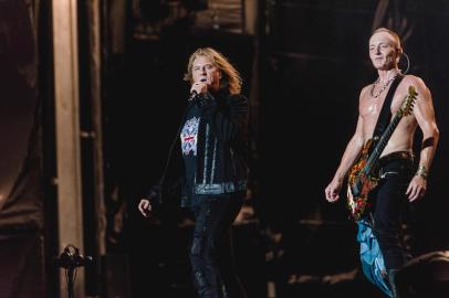 Show da banda Def Leppard no Rock in Rio, dia 21/9/2017.