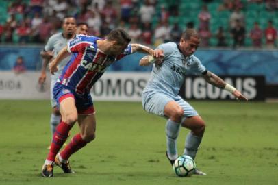 SALVADOR, BA - 24.09.2017: BAHIA X GRÊMIO - Jael jogador do Grêmio durante lance de jogo Bahia x Grêmio realizado neste Domingo (24) partida valida pela 25ª rodada do Campeonato Brasileiro 2017 realizado na Arena Fonte Nova em Salvador, BA.Jael (Foto: Tiago Caldas/Fotoarena/Lancepress!)