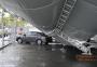 Tenda montada para a Oktoberfest desaba durante chuva em Blumenau