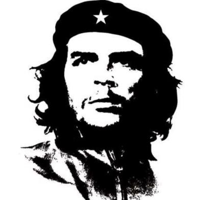 Arte de Jim Fitzpatrick sobre foto de Che Guevara clicada por Alberto Korda