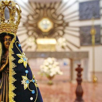  PORTO ALEGRE, RS, BRASIL 29/04/2017 - Reformas no santuário para receber réplica de nossa senhora aparecida. (FOTO: ROBINSON ESTRÁSULAS/AGÊNCIA RBS)