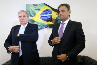  

03/08/2017- Brasília- DF, Brasil- O presidente licenciado do PSDB, senador Aécio Neves, anuncia que o senador Tasso Jereissati permanecerá na presidência interina do PSDB
Foto: Marcelo Camargo/Agência Brasil
Indexador: Marcelo Camargo/AgÃªncia Brasil