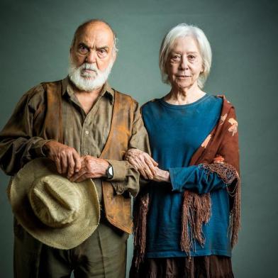 o outro lado do paraíso, Josafá ( Lima Duarte ) e Mercedes ( Fernanda Montenegro )