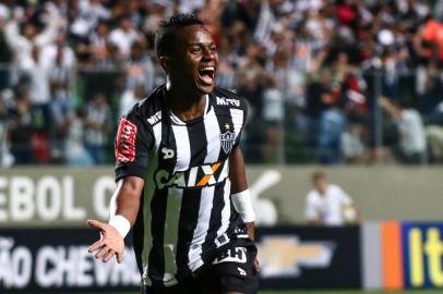 BELO HORIZONTE / MINAS GERAIS / BRASIL 11.05.2016 Atlético x Santos - no estádio Arena Independência em Belo Horizonte - Campeonato Brasileiro A 2016 - foto: Bruno Cantini/Atlético MG. Na foto, Cazares comemora o gol da partida.