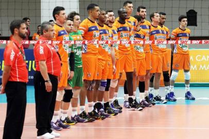  

Vôlei Canoas em partida contra o Montes Claros pela 1ª rodada da Superliga