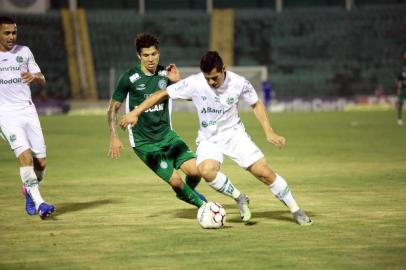 CAMPINAS, SP, BRASIL, 21/10/2017. Guarani x Juventude, jogo válido pela 31ª rodada da Série B do Campeonato Brasileiro e realizado no estádio Brinco de Ouro. Na foto, Caíque, do Guarani.(DENNY CESARE/CÓDIGO19/ESTADÃO CONTEÚDO)Editoria: ESPORTESLocal: CAMPINASIndexador: DENNY CESAREFotógrafo: CÓDIGO19