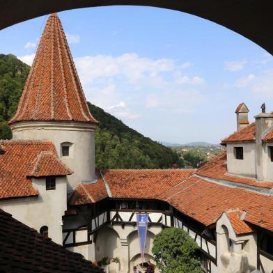 Bran Castle, na Transilvânia.