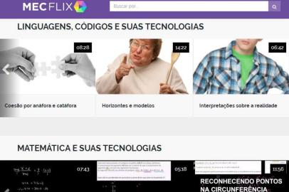 O MECFlix dá acesso a milhares de videoaulas para os candidatos assistirem quando quiserem, podendo ainda baixar, criar playlists, avaliar o conteúdo e adicionar anotações pessoais. É como um Netflix para estudantes que estão se preparando para o exame nacional, com videoaulas preparatórias sobre todos os quatro grandes temas da prova já disponíveis.