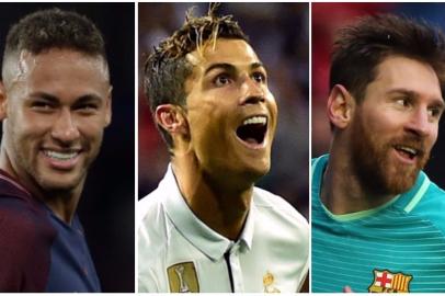 zol - neymar - cristiano ronaldo - lionel messi - montagem - bola de ouro - melhor do mundo - futebol