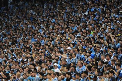  

PORTO ALEGRE, RS, BRASIL, 20-09-2017. Grêmio joga contra o Botafogo na Arena pelas  quartas da Libertadores da América. (LAURO ALVES/AGÊNCIA RBS)