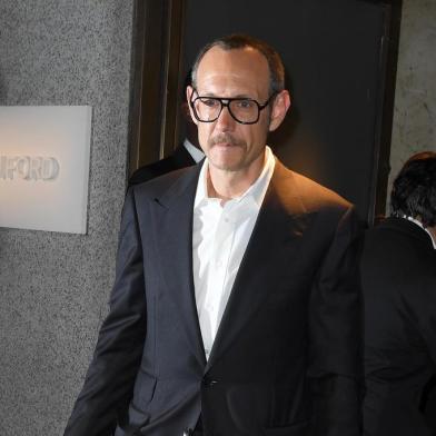 (FILES) This file photo taken on September 7, 2016 shows Terry Richardson arriving for the Tom Ford Autumn/Winter 2016 Menswear and Womenswear Collection presentation in New York.
US fashion photographer Terry Richardson, who has been accused of sexually exploiting models for years, will no longer have his work published in some of the worlds top magazines, Conde Nast confirmed on October 24, 2017. It is the latest indication of shrinking tolerance for powerful men accused of sexual impropriety following the downfall of Hollywood mogul Harvey Weinstein with actresses, models and ordinary women increasingly emboldened to speak out.
 / AFP PHOTO / ANGELA WEISS