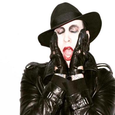 Marilyn Manson. Foto para publicação na coluna de música do Tomate, dia 23/01/2015