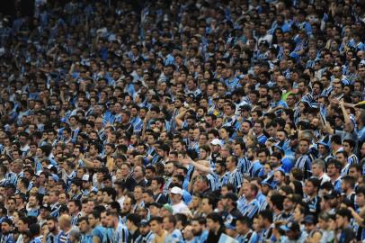  

PORTO ALEGRE, RS, BRASIL, 20-09-2017. Grêmio joga contra o Botafogo na Arena pelas  quartas da Libertadores da América. (LAURO ALVES/AGÊNCIA RBS)