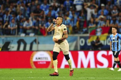  PORTO ALEGRE, RS, BRASIL, 01.11.2017. Grêmio enfrenta o Barcelona-EQU pela semifinal da Libertadores, na Arena, em Porto Alegre.Foto: Félix Zucco/Agência RBS