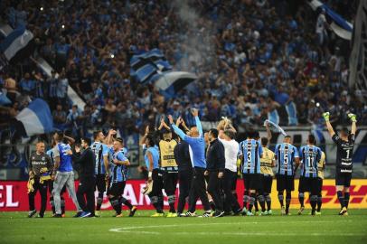  

PORTO ALEGRE, RS, BRASIL, 01.11.2017. Grêmio enfrenta o Barcelona-EQU pela semifinal da Libertadores na Arena, em Porto Alegre.


Foto: Félix Zucco/Agência RBS