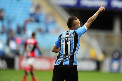  

PORTO ALEGRE, RS, BRASIL, 05-11-2017. Grêmio enfrenta o Flamengo na Arena pelo Brasileirão. (ANDRÉ ÁVILA/AGÊNCIA RBS)