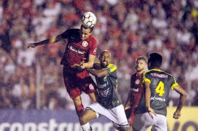  

LUCAS DO RIO VERDE, MT, BRASIL - 06/11/2017 - Luverdense enfrenta o Inter em Lucas do Rio Verde no Mato Grosso. (Ricardo Duarte/S.C Internacional)