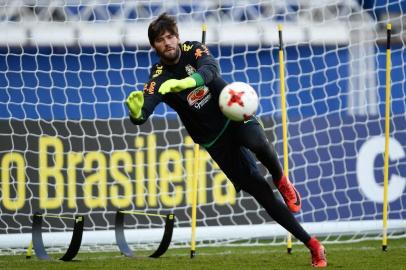  durante o segundo treino da Selecao Brasileira realizado no Parque dos Principes em Paris na Franca, antes do jogo amistoso contra o Japao preparativo para a Copa da Russia de 2018.Indexador: Pedro Martins/ MoWa Press