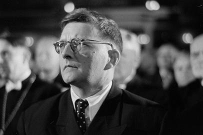 Retrato de Dmitri Shostakovich