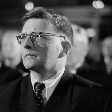 Retrato de Dmitri Shostakovich