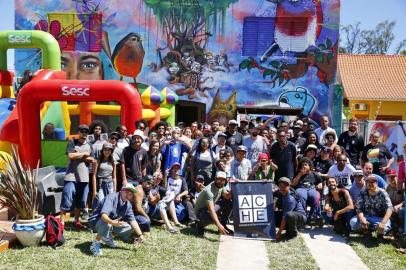  

PORTO ALEGRE, RS, BRASIL 12/11/2017 - Iinauguração da Casa da Cultura Hip Hop de Esteio. (FOTO: ROBINSON ESTRÁSULAS/AGÊNCIA RBS)