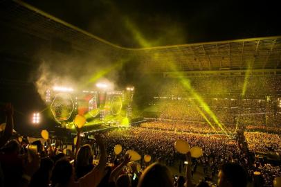  

PORTO ALEGRE, RS, BRASIL, 11-11-2017. Show do Coldplay na Arena do Grêmio. (FOTO ANDRÉA GRAIZ/AGÊNCIA RBS).
Indexador: Andrea Graiz