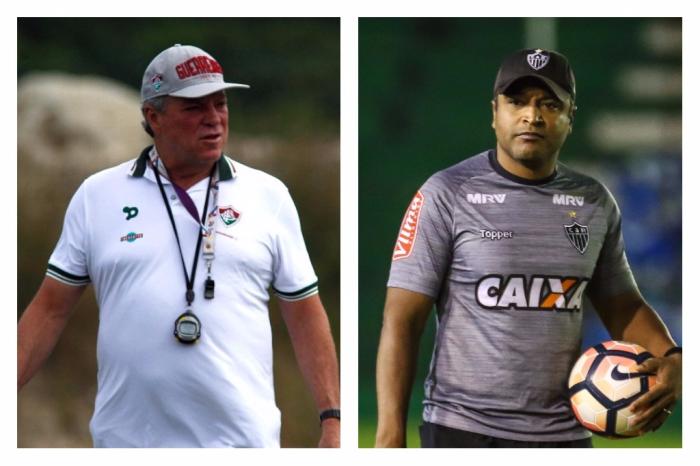 Montagem sobre fotos / Nelson Perez/Fluminense e Bruno Cantini/Atlético-MG