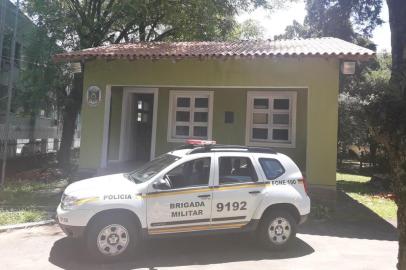 PORTO ALEGRE, RS, BRASIL, 15-11-2017.Posto policial de Ipanema foi reformado por moradores.IMAGEM: Cristian Martins/Divulgação