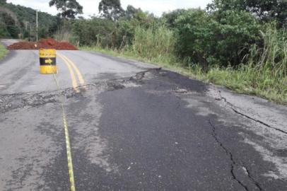 Trecho danificado da RS-431, na Serra, será recuperado a partir da próxima semana