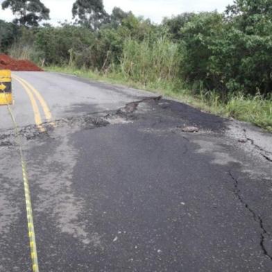 Trecho danificado da RS-431, na Serra, será recuperado a partir da próxima semana