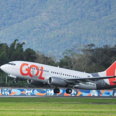  

JOINVILLE,SC,BRASIL,01-10-2017.Aeroporto de Joinville - Lauro Carneiro de Loyola,Vôo Gol.(Foto:Salmo Duarte/A Notícia)