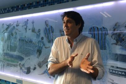  PORTO ALEGRE, RS, BRASIL - 20/11/2017 - Goleiro Danrlei na Arena do Grêmio. (Carlos Macedo/Agência RBS)