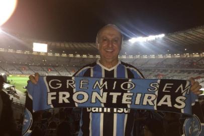 Roberto Rech, torcedor gaúcho do Grêmio radicado em Campo Grande, que virá para a final da Libertadors, contra o Lanús