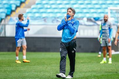 renato portaluppi, grêmio, treino, arena, final, libertadores