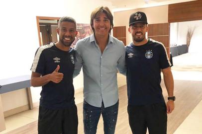 Marcelo Moreno; Edílson; Léo Moura