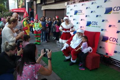 Chegada do Papai Noel em Caxias do Sul.