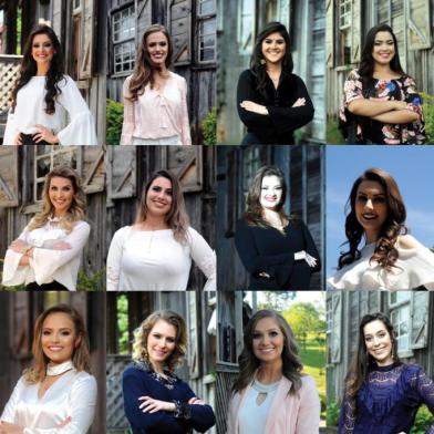 Candidatas da Festa da Uva 2019