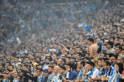  PORTO ALEGRE, RS, BRASIL, 22.11.2017. Grêmio enfrenta o argentino Lanús, na primeira partida da final da Libertadores 2017, na Arena.Foto: Félix Zucco/Agência RBS