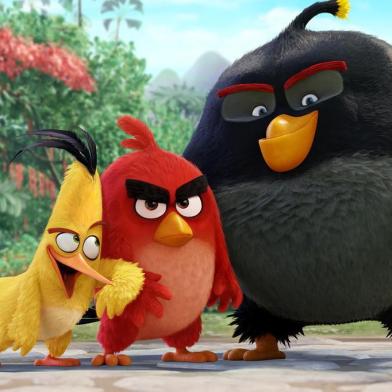 Cena de  Angry Birds: O Filme.