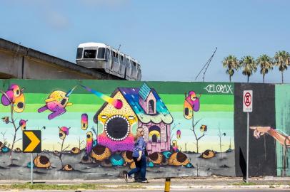  

PORTO ALEGRE, RS, BRASIL, 27/11/2017 : Aeromóvel. (Omar Freitas/Agência RBS)
Indexador: Omar Freitas