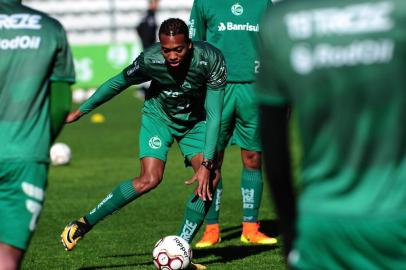  CAXIAS DO SUL, RS, BRASIL, 16/08/2017. Treino do Juventude no estádio Alfredo Jaconi. Na foto, o zagueiro Domingues. (Diogo Sallaberry/Agência RBS)