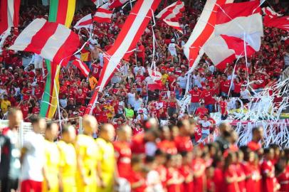  

PORTO ALEGRE, RS, BRASIL, 11.11.2017.
 Inter x Vila Nova no Beira-Rio. O Inter recebe o Vila Nova neste sábado (11), no Beira-Rio, em jogo que pode garantir o acesso à Série A. Confira imagens da torcida e da partida
Foto: Carlos Macedo/Agência RBS