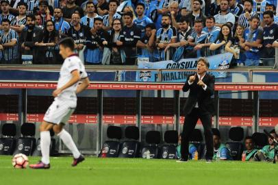  

PORTO ALEGRE, RS, BRASIL, 22/11/2017 - Grêmio enfrenta argentino Lanús, na priemeira partida da final da Libertadores 2017, na Arena (FOTOGRAFO: FELIX ZUCCO / AGENCIA RBS)