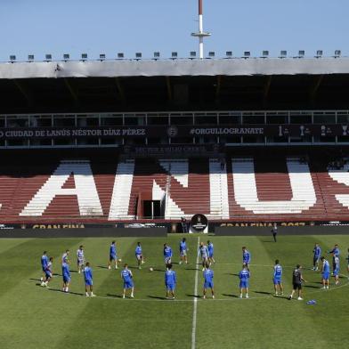  LANÚS, ARGENTINA - 28/11/2017 - Treino do Grêmio em Lanús visando o segundo jogo da final da Libertadores de 2017. (Félix Zucco/Agência RBS)Indexador: Felix Zucco